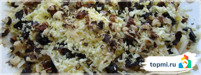 Салат с курицей и черносливом